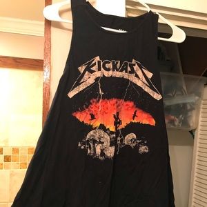 “Kickass” graphic workout tee